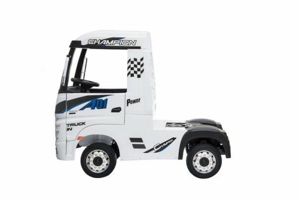 MERCEDES-BENZ ACTROS TRUCK, 2X12V-7AH ELECTRIC RIDE ON TOY - WHITE - Image 2
