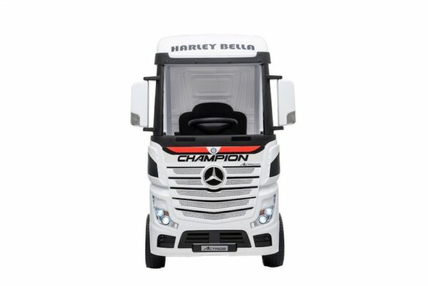 MERCEDES-BENZ ACTROS TRUCK, 2X12V-7AH ELECTRIC RIDE ON TOY - WHITE - Image 3