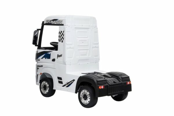 MERCEDES-BENZ ACTROS TRUCK, 2X12V-7AH ELECTRIC RIDE ON TOY - WHITE - Image 4