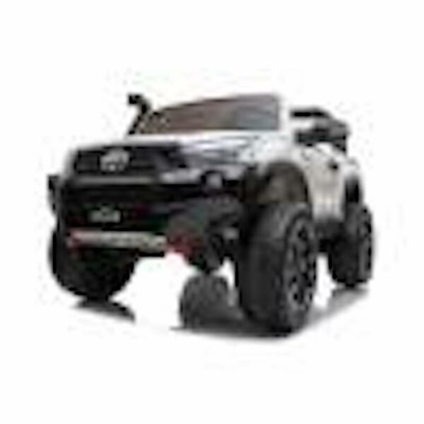 LICENSED TOYOTA HILUX RUGGED X  24V 2WD ELECTRIC RIDE ON CAR FOR KIDS (WHITE) - Image 4