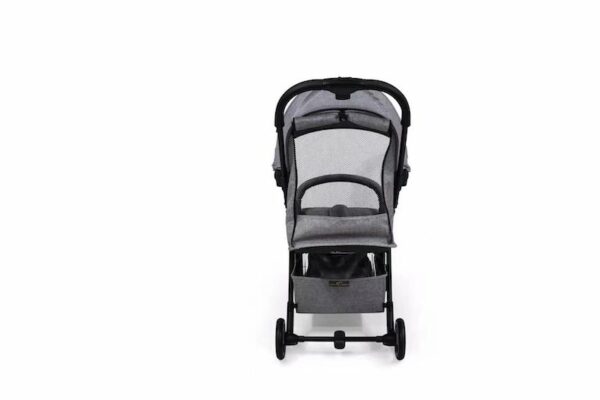 TINY WORLD COMPACT CABIN LIGHT WEIGHT BABY STROLLER BABY PRAM TRAVEL CARRY - GREY - Image 6