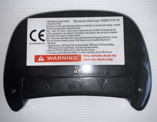MERCEDES BENZ G55 AMG BLUETOOTH REMOTE CONTROL SHSB12VJD-3S - Image 2