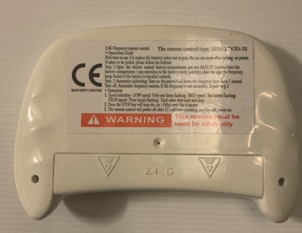 FORD RANGER RAPTOR BLUETOOTH REMOTE CONTROL SHSB12VJD-3S - Image 3