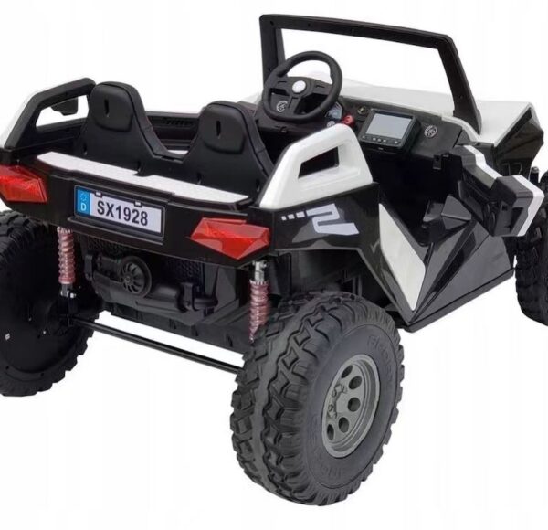 STRENGTH CLASH 24V 800W 4WD 2 SEATER ELECTRIC KIDS RIDE ON CAR 2.4G REMOTE (WHITE) - Image 4