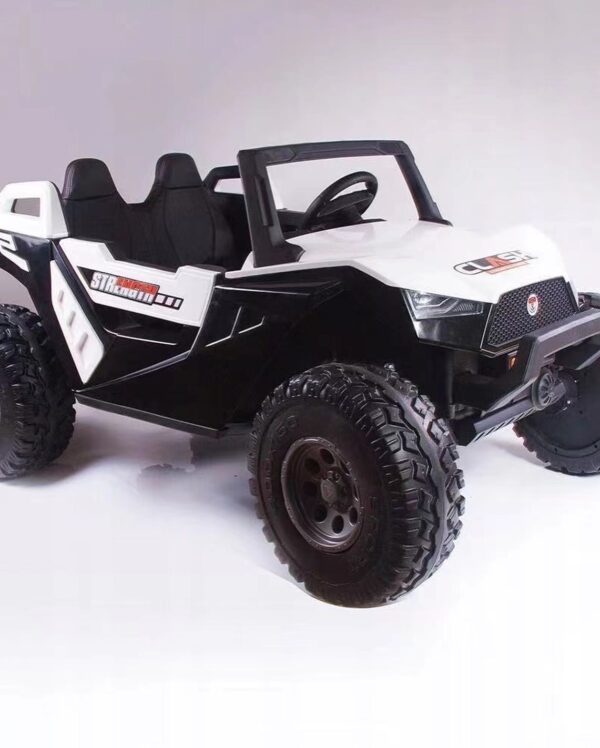 STRENGTH CLASH 24V 800W 4WD 2 SEATER ELECTRIC KIDS RIDE ON CAR 2.4G REMOTE (WHITE) - Image 2