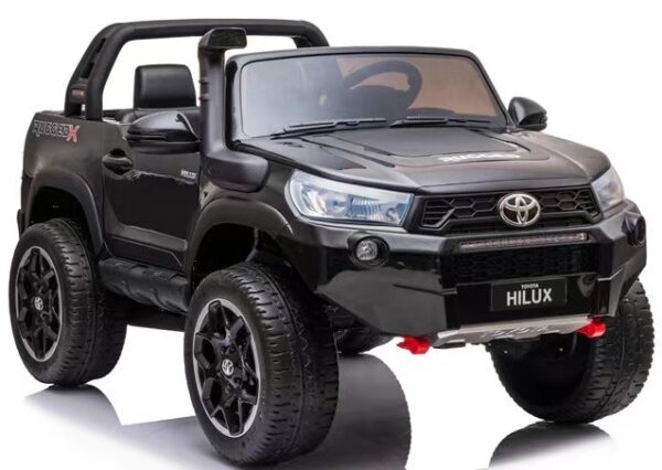 LICENSED TOYOTA HILUX RUGGED X - 24V 2WD ELECTRIC RIDE ON CAR FOR KIDS - (BLACK)
