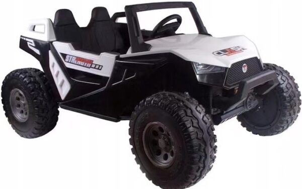 STRENGTH CLASH 24V 800W 4WD 2 SEATER ELECTRIC KIDS RIDE ON CAR 2.4G REMOTE (WHITE)