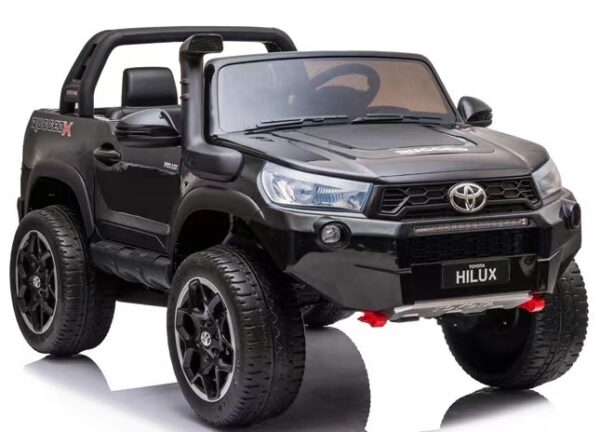 LICENSED TOYOTA HILUX RUGGED X - 24V 2WD ELECTRIC RIDE ON CAR FOR KIDS - (BLACK) - Image 3