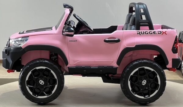 LICENSED TOYOTA HILUX RUGGED X  - 24V 2WD ELECTRIC RIDE ON CAR FOR KIDS - (PINK) - Image 3