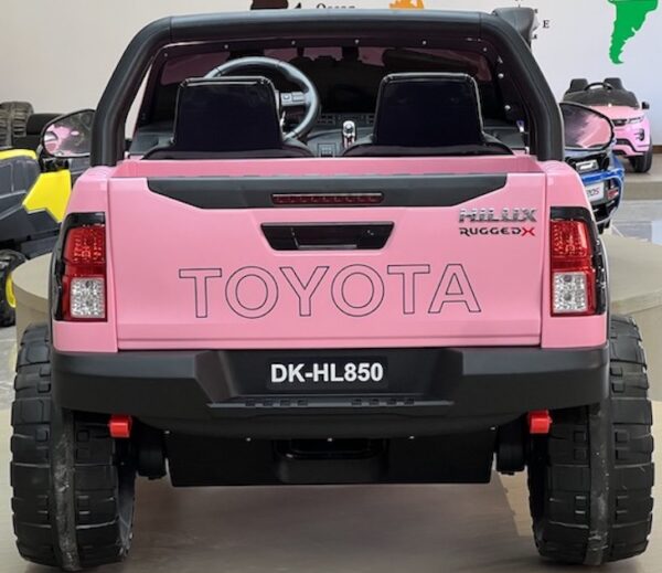 LICENSED TOYOTA HILUX RUGGED X  - 24V 2WD ELECTRIC RIDE ON CAR FOR KIDS - (PINK) - Image 2