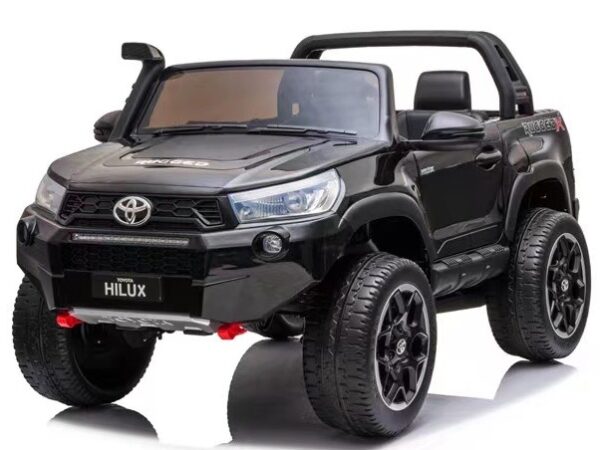 LICENSED TOYOTA HILUX RUGGED X - 24V 2WD ELECTRIC RIDE ON CAR FOR KIDS - (BLACK) - Image 2