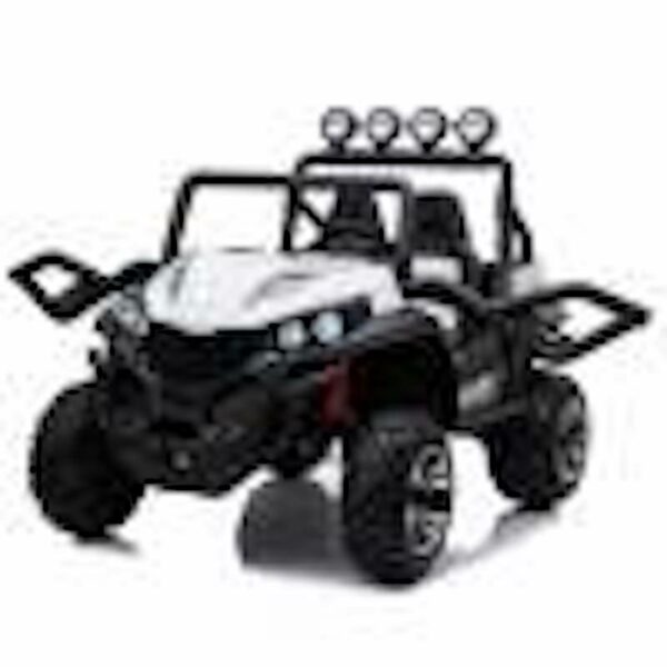 BEACH BUGGY SPEED 12V 2 SEATER ELECTRIC RIDE ON KIDS CAR - (WHITE) - Image 4