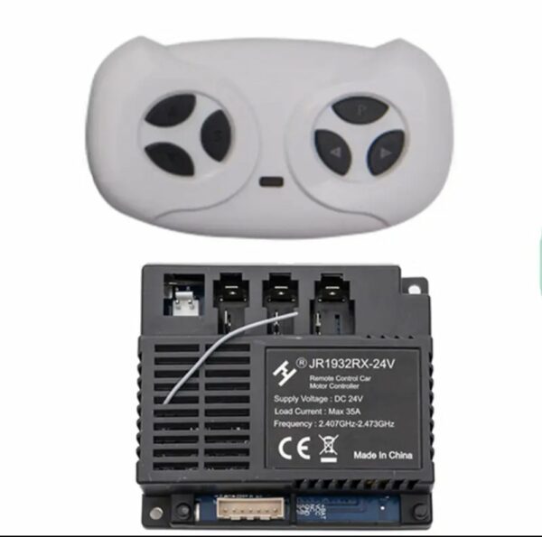 2.4G Bluetooth Remote Control and JR1932RX-24V Receiver Control Box Mother Board for Kids Powered Wheels Children Ride On Car Replacement Parts