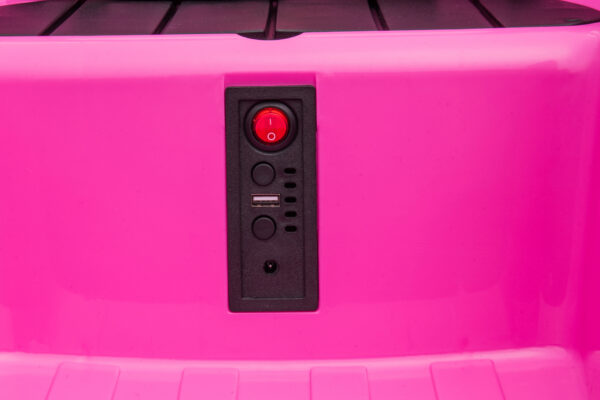 KIDS BUMPER CAR 12V REMOTE CONTROL ELECTRIC RIDE ON TOY CAR W/360 DEGREE SPIN (PINK) - Image 9