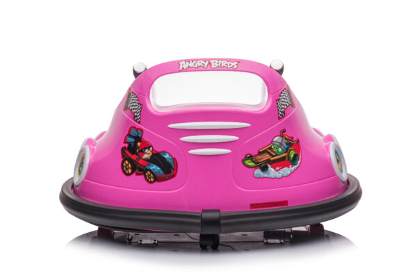 KIDS BUMPER CAR 12V REMOTE CONTROL ELECTRIC RIDE ON TOY CAR W/360 DEGREE SPIN (PINK) - Image 4