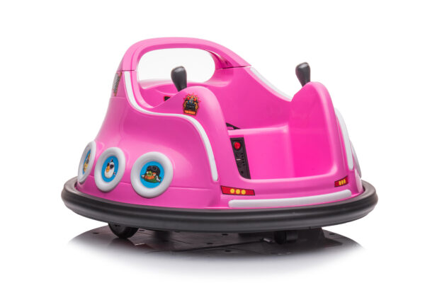 KIDS BUMPER CAR 12V REMOTE CONTROL ELECTRIC RIDE ON TOY CAR W/360 DEGREE SPIN (PINK)